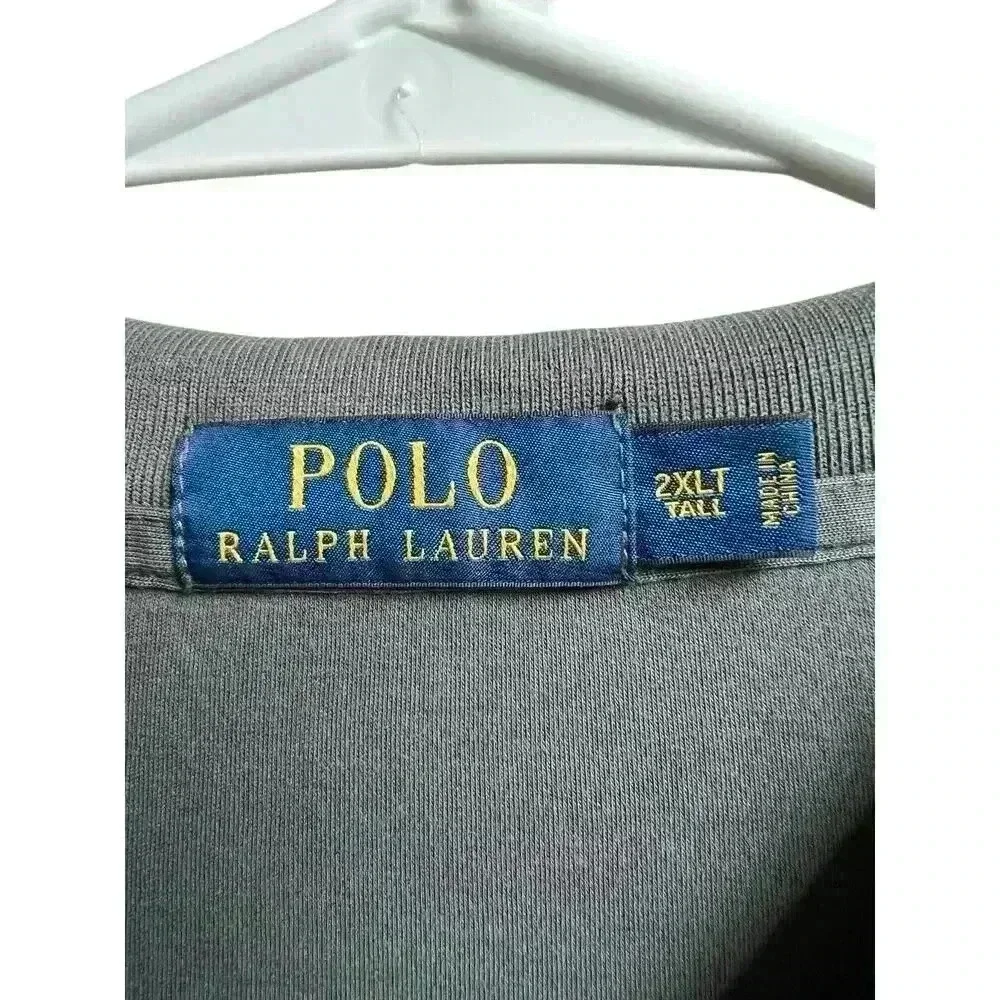 Polo Ralph Lauren Men's Classic Rugby Polo Shirt Gray 2XLT
